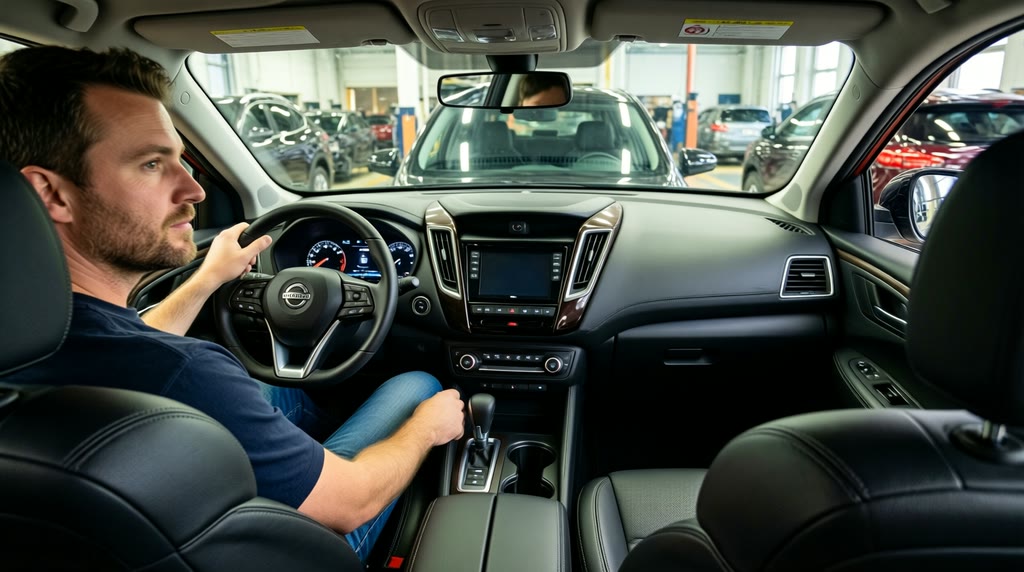 Салон автомобиля Nissan Pathfinder
