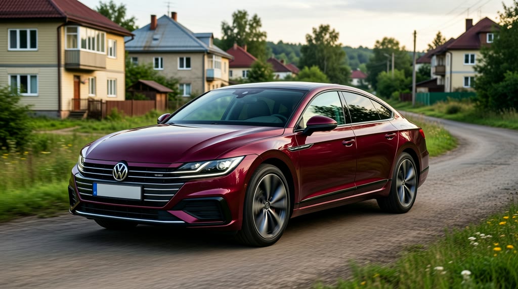 Volkswagen Arteon в движении после заказа