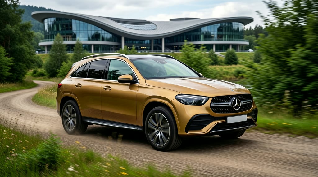 Mercedes-Benz GLE в движении после заказа Mercedes-Benz GLE в движении после заказа
