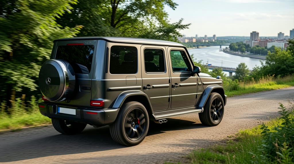 Mercedes-Benz G-Class в движении после заказа
