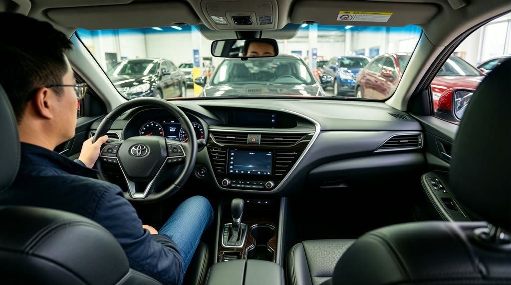 Салон Toyota Camry для автомобиля из Кореи