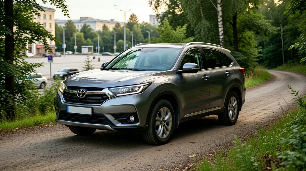 Toyota Harrier в движении после заказа Toyota Harrier в движении после заказа