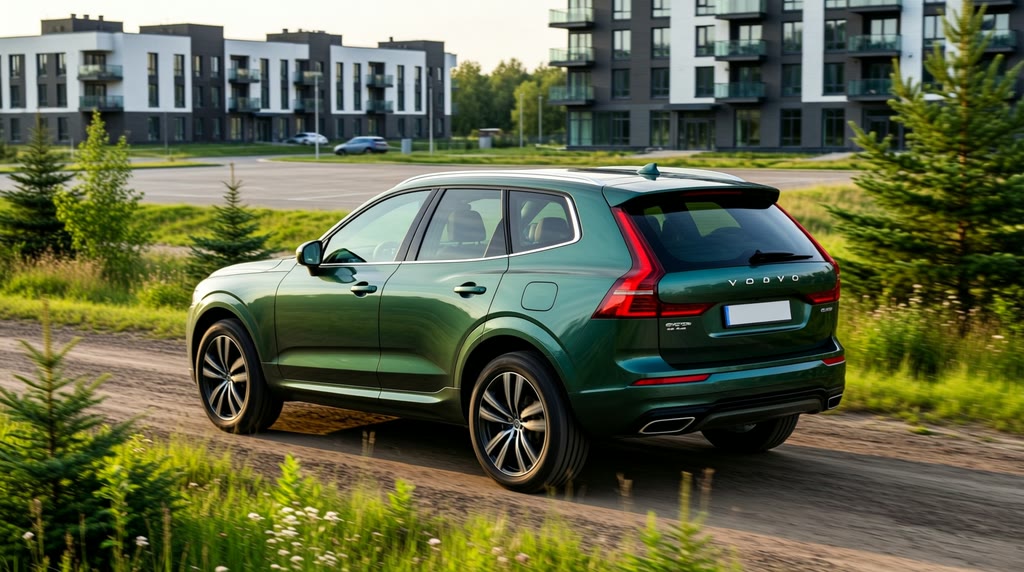 Volvo XC60 в движении после заказа